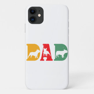Französische Bulldogge Papa Hund Vatertag Geschenk Case-Mate iPhone Hülle