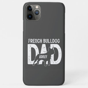 Französische Bulldogge Papa Hundepapa Geschenk Case-Mate iPhone Hülle