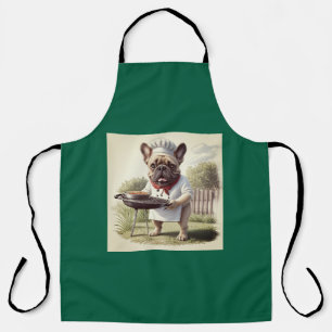 Französische Bulldogge Pizza Vatertag Bulldog Schürze