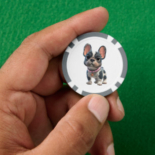 Französische Bulldogge Pokerchips