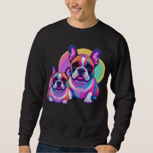 Französische Bulldogge Popart French Bulldog Sweatshirt