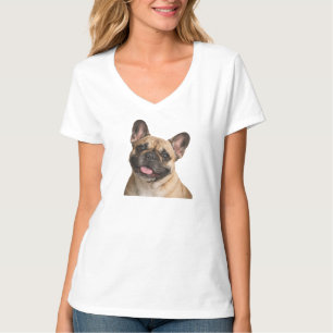 Französische Bulldogge Portrait Frauen T-Shirt