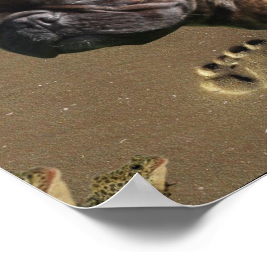 Französische Bulldogge Poster  (Ecke)