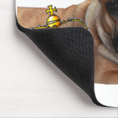 Französische Bulldogge Princess French Bulldog Mousepad (Ecke)