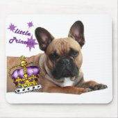 Französische Bulldogge Prinzessin Valentinstag Mousepad (Vorne)