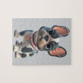 Französische Bulldogge Puzzle (Horizontal)