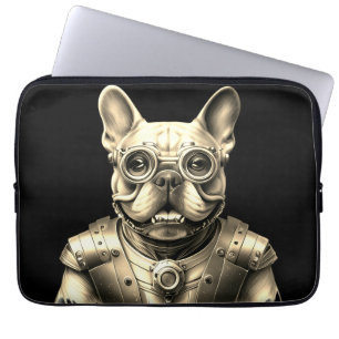Französische Bulldogge Roboter French Bulldog Laptopschutzhülle