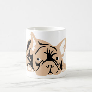 Französische Bulldogge rose Verwandlungstasse
