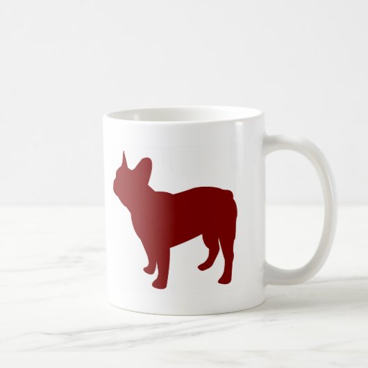 Französische Bulldogge (rot) Kaffeetasse (Rechts)