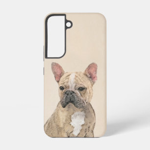 Französische Bulldogge (Sable) Malerei - Süße orig Samsung Galaxy Hülle