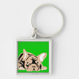Französische Bulldogge Schlüssel Schlüsselanhänger