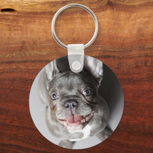 Französische Bulldogge Schlüsselanhänger (Vorderseite)