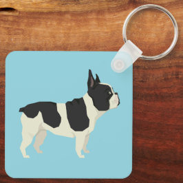 Französische Bulldogge Schlüsselanhänger