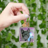 Französische Bulldogge Schlüsselanhänger (Hand)