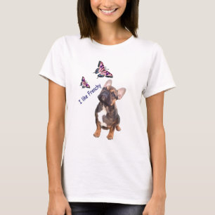 Französische Bulldogge Schmetterling Bulldog T-Shirt