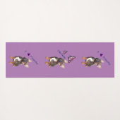  französische bulldogge Schmetterling French Bulld Yogamatte (Rückseite (Horizontal))