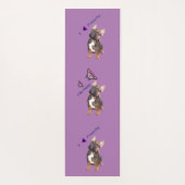  französische bulldogge Schmetterling French Bulld Yogamatte (Rückseite)