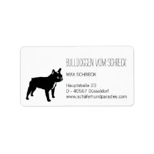 Französische Bulldogge schwarz