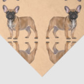 Französische Bulldogge  Seidenpapier (Ausschnitt)