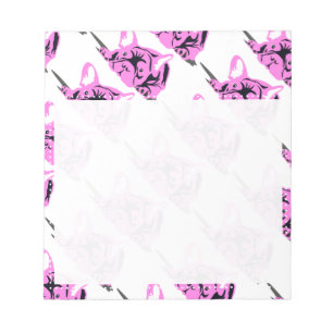 Französische Bulldogge Silhouette Notizblock