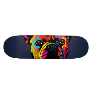 Französische Bulldogge Skateboard