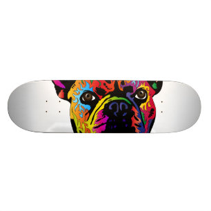 Französische Bulldogge Skateboard