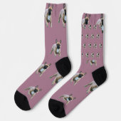 Französische Bulldogge  Socken (Linkes Detail)