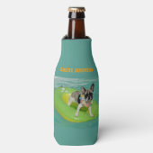 Französische Bulldogge Sommer French Bulldog Flaschenkühler (Flaschenvorderseite)