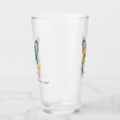 Französische Bulldogge Spaß Glas (Links)