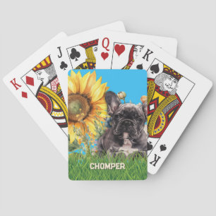 Französische Bulldogge  Spielkarten