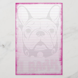 Französische Bulldogge stationär Briefpapier