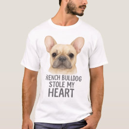 Französische Bulldogge Stiehlt Mein Herz Shirt - S