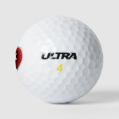 Französische Bulldogge Süße Französische Dogge Lie Golfball (Logo)