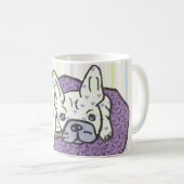 Französische Bulldogge süßer Bully French Bulldog Kaffeetasse (VorderseiteRechts)