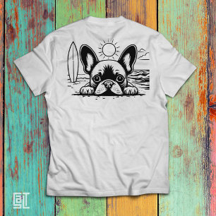 Französische Bulldogge Süßer Strandtag T-Shirt