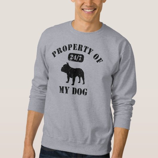 Französische Bulldogge Sweatshirt (Vorderseite)