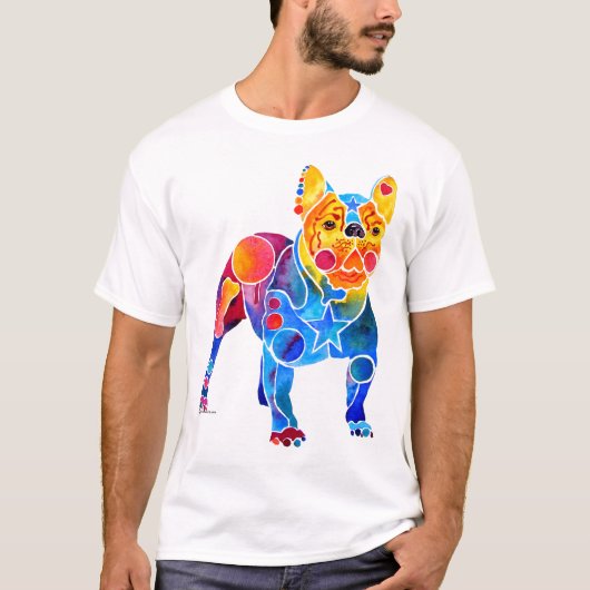 Französische Bulldogge T-Shirt (Vorderseite)