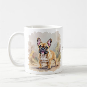 Französische Bulldogge Tan Fawn-farbene süße Frenc Kaffeetasse