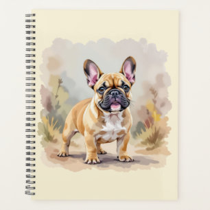 Französische Bulldogge Tan Fawn-farbene süße Frenc Planer