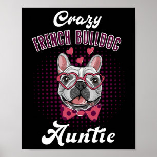 Französische Bulldogge Tante Muttertag Tante Franz Poster