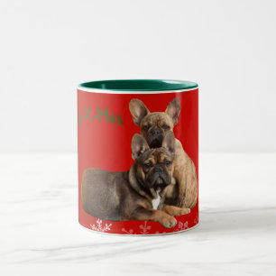 französische Bulldogge Tasse Weihnachten 