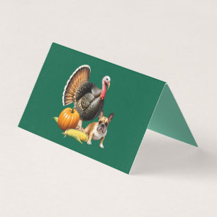 Französische Bulldogge Thanksgiving French Bulldog