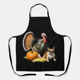 Französische Bulldogge Thanksgiving French Bulldog Schürze