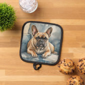 Französische Bulldogge Topflappen (Oben Unten)