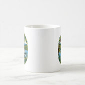 Französische Bulldogge und Hundemutter friedliche Kaffeetasse (Mittel)