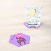 Französische Bulldogge Untersetzer mit Zylinder (Vor Ort)