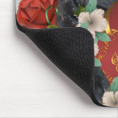 FRANZÖSISCHE BULLDOGGE Valentinsgruß Mousepad (Ecke)