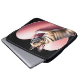 Französische Bulldogge Valentinstag French Bulldog Laptopschutzhülle (Vorne Knopf)
