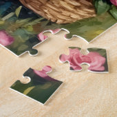 Französische Bulldogge Valentinstag Kunst Puzzle (Seite)