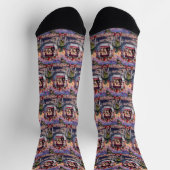 Französische Bulldogge Valentinstag  Socken (Oben)